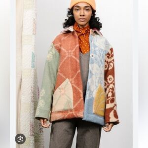 Free People + Carleen Multicolor Patterned Jacket